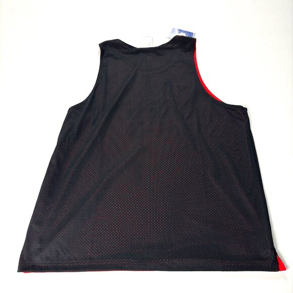 Chicago Bulls Courtside Nike Mens NWT Mesh Practice Jersey Red Black Reversible - Picture 7 of 12
